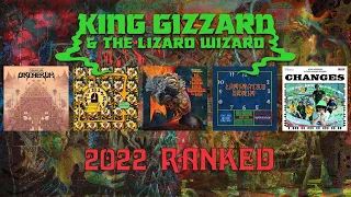 Every 2022 King Gizzard and the Lizard Wizard Album RANKED (Worst to Best)