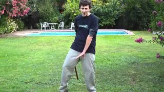 Nunchaku Tutorial: Upwards Between the Legs Pass