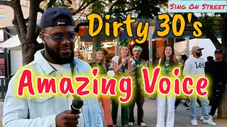 Wow😮Dirty Thirty' Birthday Surprise💯Amazing Street Singer from New York🍀Luther Vandross-Here And Now