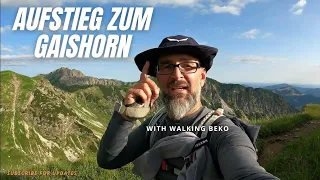 Wandern und Bergtouren im Tannheimer Tal | Aufstieg zum Gaishorn (2.249m) mit Abstieg zum Vilsalpsee