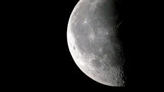 Луна через телескоп 25.07.2019 г. Сыктывкар. Эжва. На канале есть другие видео через телескоп.