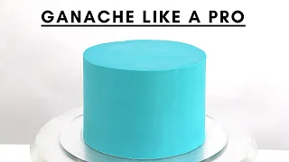 HOW TO COVER A CAKE WITH CHOCOLATE GANACHE WITH SMOOTH SIDES AND SHARP EDGES! │ CAKES BY MK