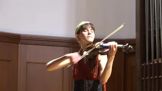 Skoryk Carpatian Rhapsody, V.Tulskaya(violin)& V.Skomorokhov(organ)Скорик Карпатская рапсодия