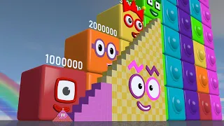 New Numberblocks Puzzle 182, 380,000,00 to 8,000,000 MILLION BIGGEST Learn to Count Big Numbers