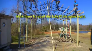 Armour Metals Steel Truss Pole Barn Kit Diy