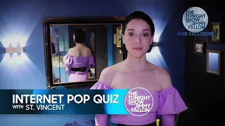 Internet Pop Quiz: St. Vincent