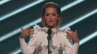 Rita Ora Introduces The Chainsmokers Performance - BBMA 2017