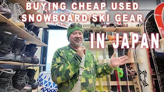 Cheap used snowboard/ski gear in Japan