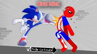 Sonic vs Stickman | Stickman Dismounting funny and epic moments | Like a boss compilation #92