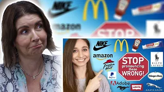 BRITS React to 15 American brands YOU pronounce WRONG!