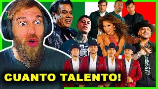 🤯🇲🇽 TOP 100 CANCIONES MEXICANAS más ESCUCHADAS de YOUTUBE [ REACCIÓN MARK MIRANDA ]