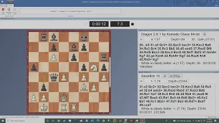 Stockfish 15 vs Komodo 2.6.1 10 Game blitz match