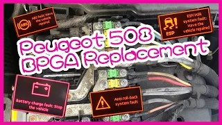 How To Replace The Battery Management & Protection Unit BPGA Peugeot 508