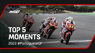 Top 5 Moto3™ Moments | 2022 #PortugueseGP