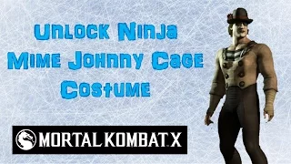 Unlock Ninja Mime Johnny Cage Costume - Mortal Kombat X