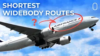 The World’s Shortest Widebody Routes Revealed