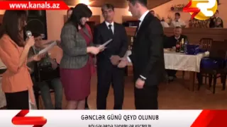 BOLGELERDE GENCLER GUNU QEYD OLUNUB