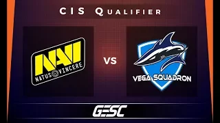 NaVi vs Vega Game 2 - GESC Jakarta CIS Qualifier: Semifinals - @Bkop92