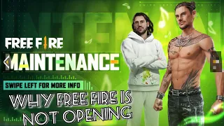 Why game is not opening //Maintenance FREE FIRE // OB29 latest update //