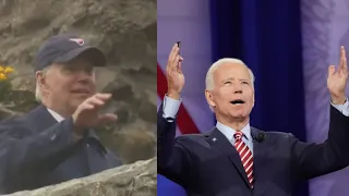 ‘Don’t jump’: Joe Biden continues making ‘really weird gag’