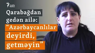 Qarabağı tərk edən erməni ailə: “Azərbaycanlılar bizi saxladıb deyirdilər getməyin, qalın”