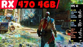 God of War || RX 470 4GB || All Best Setting Test || 1080p