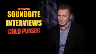 Liam Neeson Talks Cold Pursuit Movie With Tom Bateman (2019)