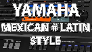 Latin American & Mexican Style - Yamaha PSR SX700