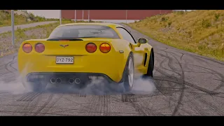 Corvette C6 Z06 acceleration | burnout