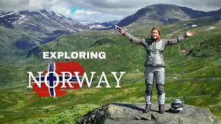Motorcycle ride through mountain passes in NORWAY  [S3 - E9]