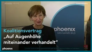 Bettina Stark-Watzinger zur Vereidigung der Ampel-Koalition am 08.12.21