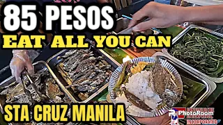 KAINAN SA BAHAY NI LOLA SA STA. CRUZ MANILA| 85 PESOS EAT ALL YOU CAN WITH BATANG QUIAPO! vlog#747