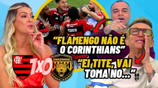 RENATA FAN, DENILSON E NETO CRITICAM MUITO O TITE APÓS VITÓRIA DO FLAMENGO 1X0 AMAZONAS! JOGO ABERTO