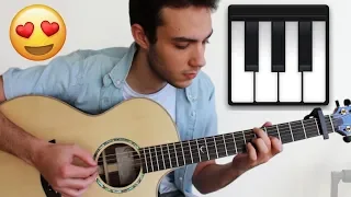 4 Beautiful Piano Songs to play on Guitar (FINGERSTYLE)