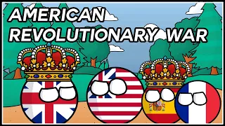 America Wouldn't Be Independent Without France? | American Revolutionary War in Country Balls