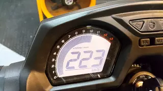 Cb650f  TOPSPEED On Dyno