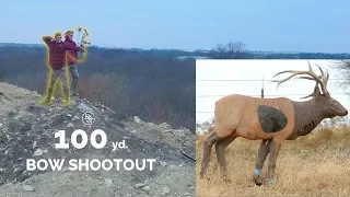 INSANE 100 yard BOW SHOT!