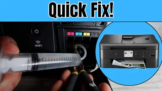 Brother Printer (MFC J 1170dw) -  Printhead Cleaning - Not Printimg FIXED