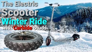 Rebuild for winter fun :) . . . The electric scooter.