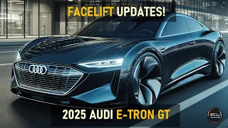 NEW 2025 AUDI E-TRON GT: FACELIFT SPIED