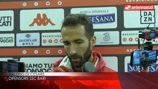 2 dicembre - Bari Nocerina 4-0 Di Cesare: "I tifosi sono incredibili, coreografia stupenda"