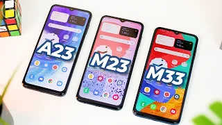 Perbandingan HP Samsung 3 Jutaan Terbaru 2022 - Samsung Galaxy A23 vs M23 5G vs M33 5G