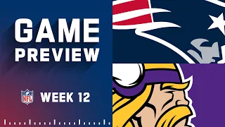 New England Patriots vs. Minnesota Vikings | 2022 Week 12 Game Preview