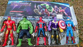 UNBOXING SUPERHERO AVENGERS TOYS, Hulk Toys, Spiderman Toys, Thanos, Ironman