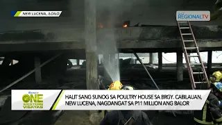 One Western Visayas: Danyos sang sunog sa poultry house sa New Lucena, nagdangat sa P11 million