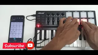 Worlde Panda Mini Tutorial | SET UP •MIDI KEYBOARD to CP using Bandlab App