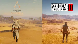 RDR 2 vs AC Mirage - Comparison of Details! Which is Better?