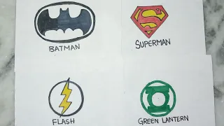 ✨Popular logos✨of"superheroes and avengers"(Drawings)"Day3 of the challenge".