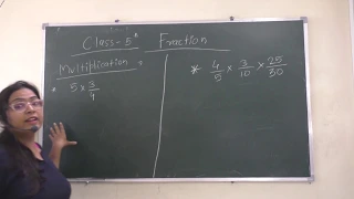 ""MULTIPLICATION OF FRACTION " CLASS 5 MATH NCERT