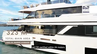 CUSTOM LINE NAVETTA 30: BOAT ANATOMY - The Boat Show